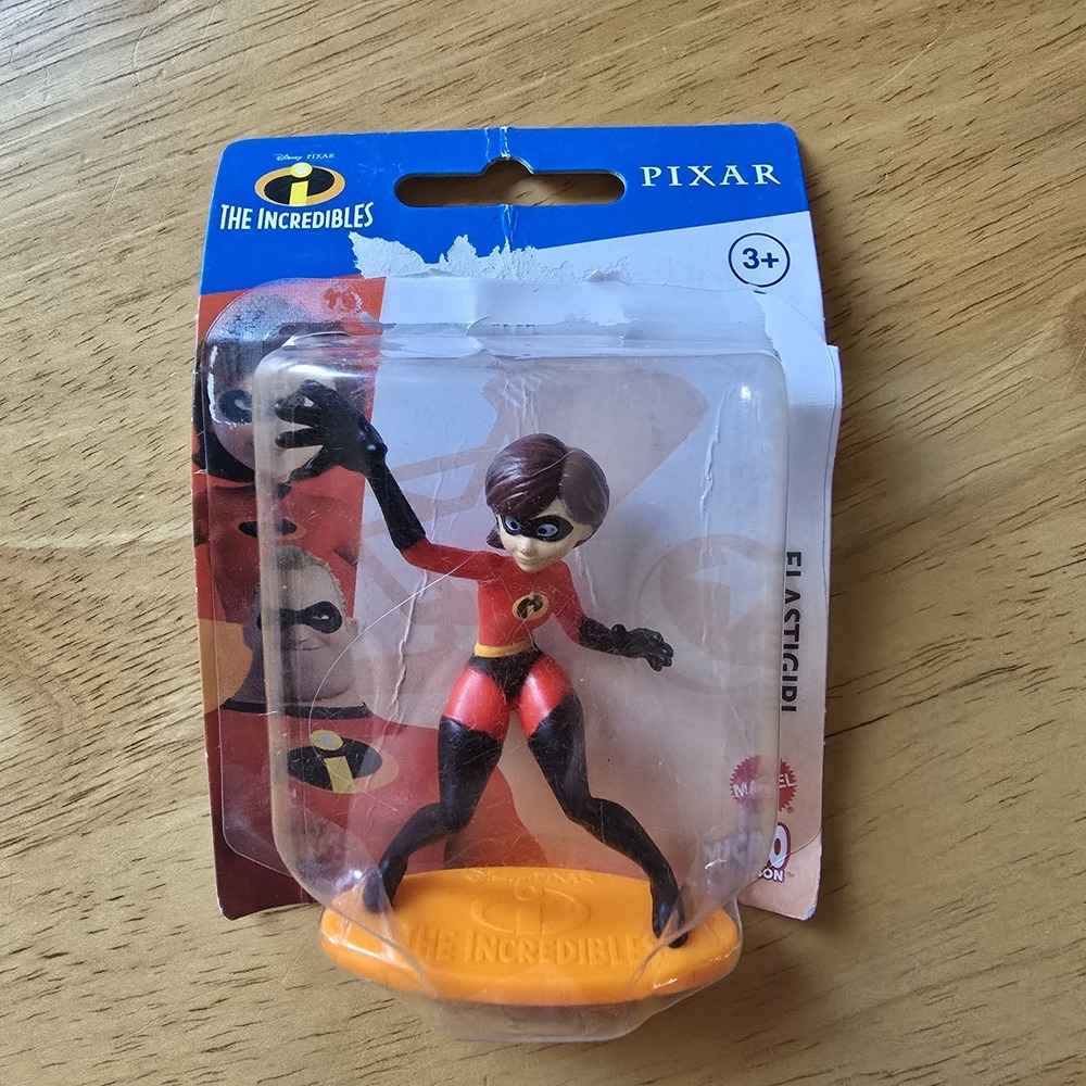 The Incredibles Elastigirl Micro Collection‎ Figure Mattel Pixar NIP Card Wear